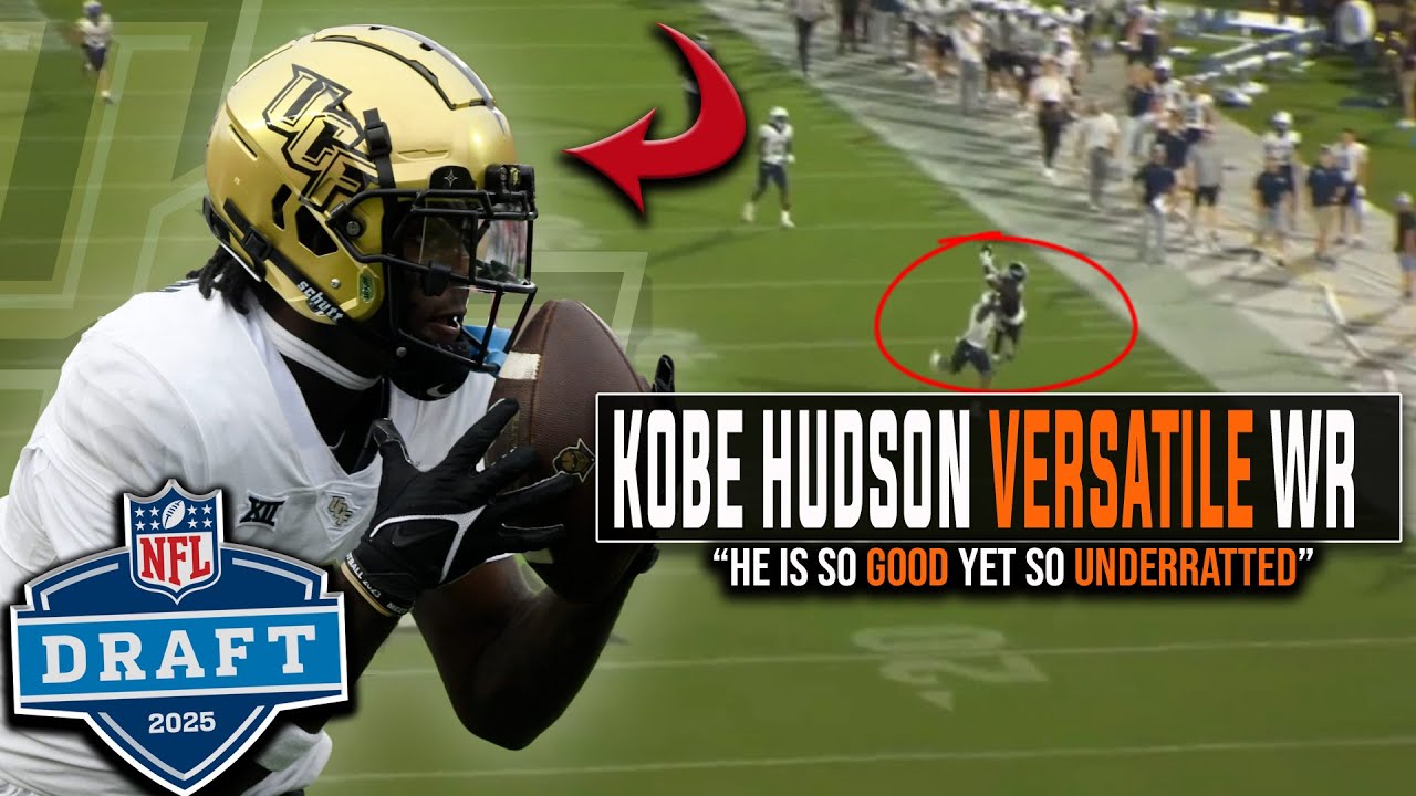 NFL Draft 2025 - UCF WR Kobe Hudson Highlights and Film Study