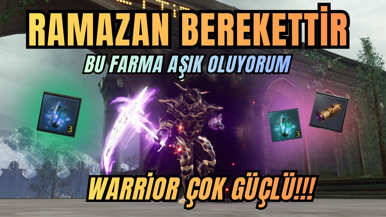 FARM'DA RAMAZAN BEREKETİ | WARRIORA AŞIK OLUYORUM GALİBA | Rise Online Warrior Farm #riseonline