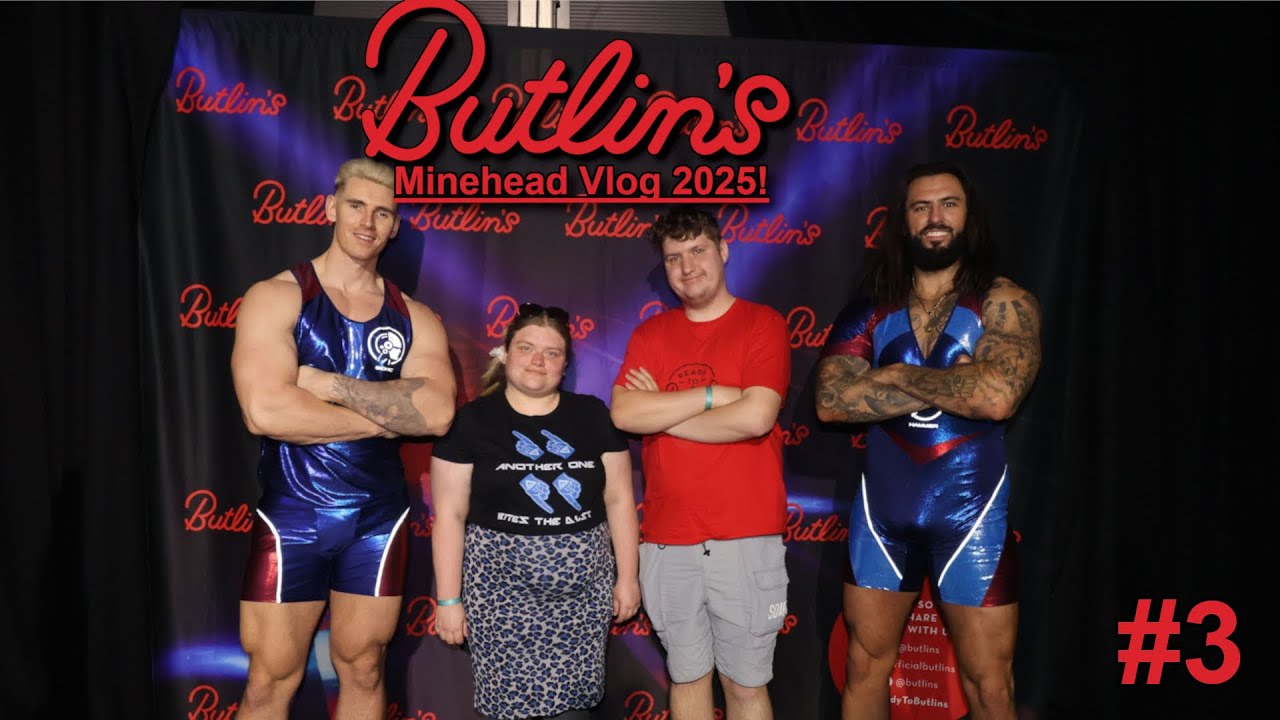 Butlins Minehead 2025 Vlog Part 3 - April Easter Break Featuring Masked Sinnger & Gladitors