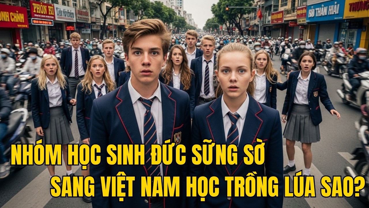 Tưởng Đức Là Số Một, Học Sinh Đức Sững Sờ Khi Thấy Việt Nam Thật Sự Như Thế Này