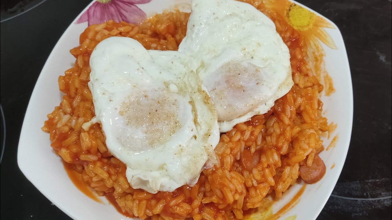 Arroz a la cubana en olla GM h deluxe