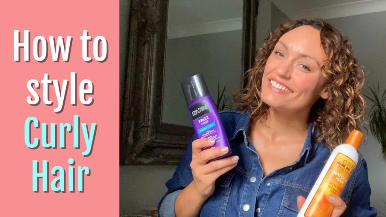 How to style curly hair