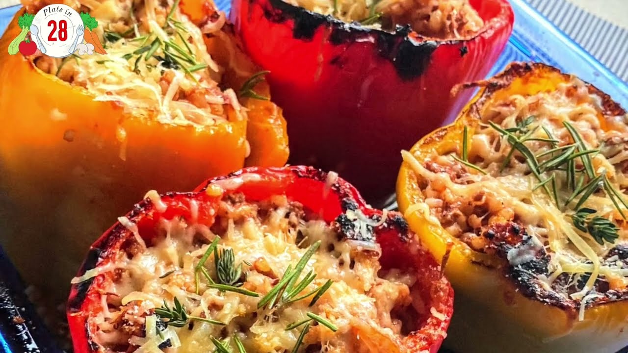 Delicious Stuffed Peppers Without Rice!