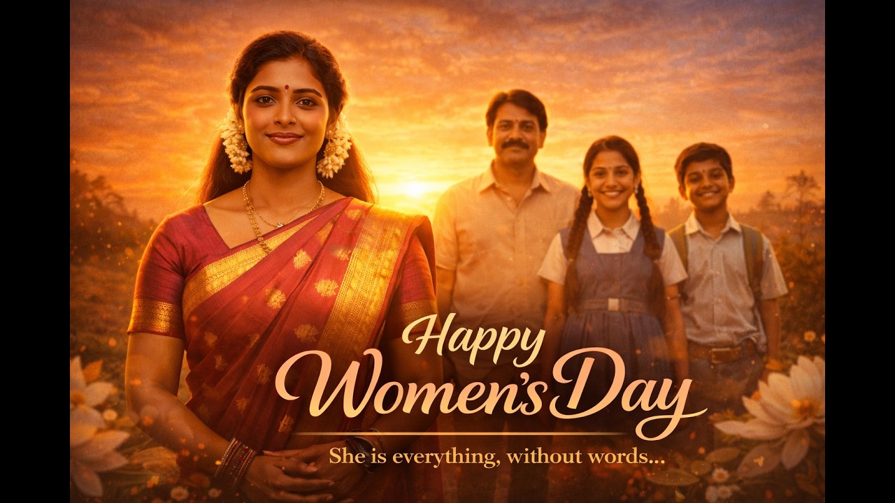 பெண்பெற்ற கல்வியால் குடும்பமே கற்கும் | Tamil Women Empowerment Song| Women’s Day Song |#womensday