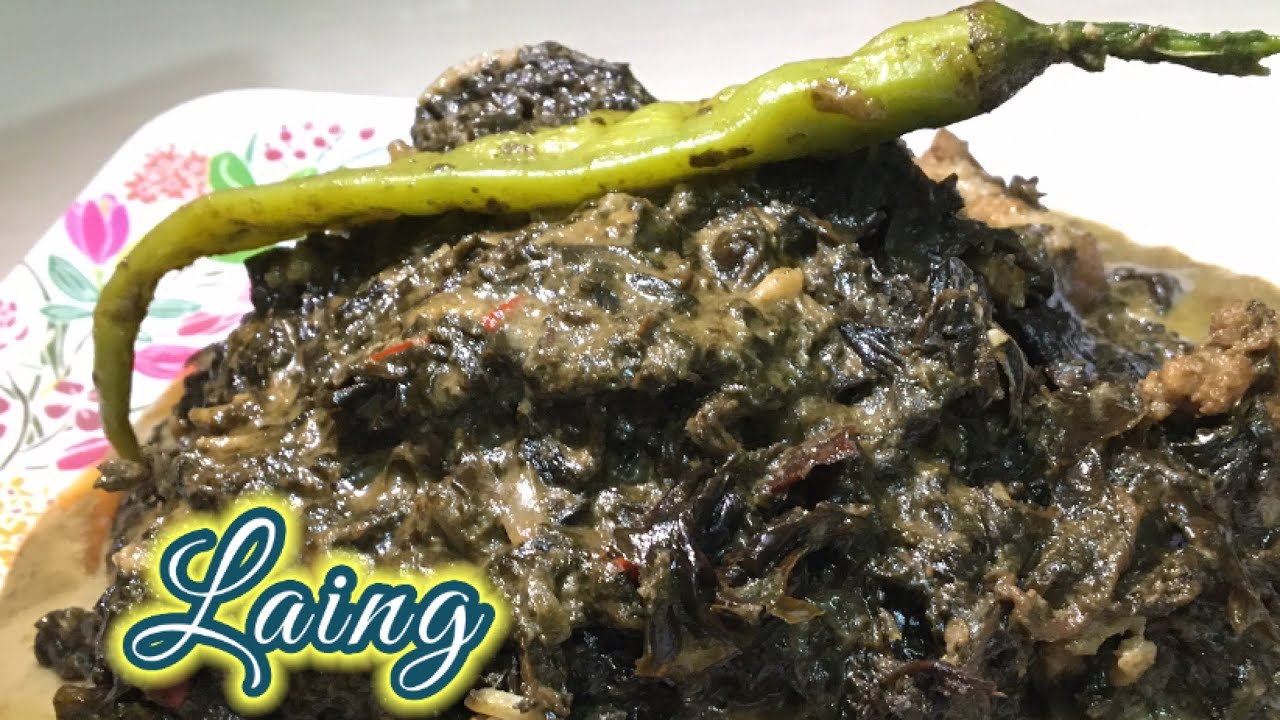 Laing | Easy and Simple Ginataang Laing walang kati | Chefboynognog