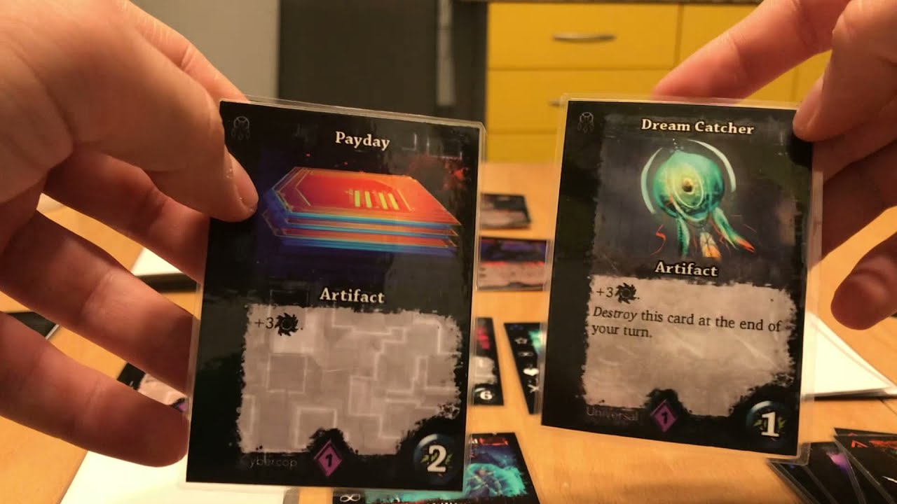How to play CardWeaver the card game 1v1 - Cybercop vs Necromancer