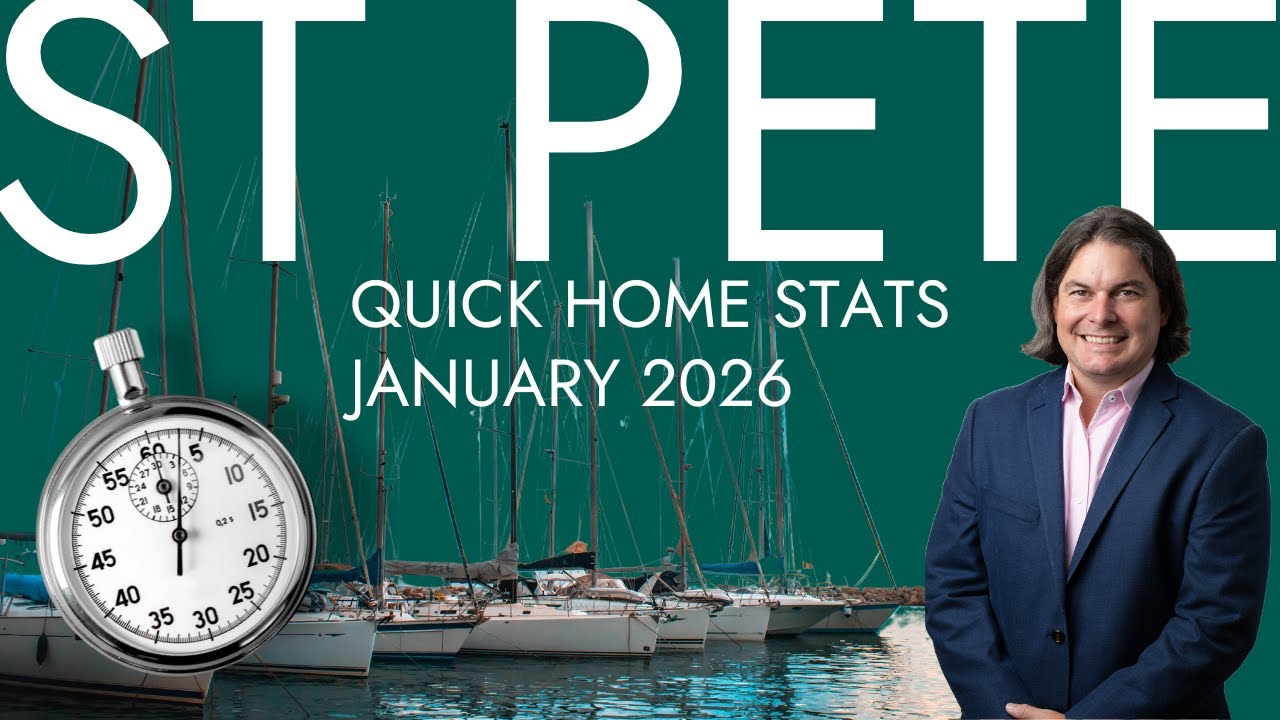 St Pete Home Stats in 2 Minutes! [January 2026]
