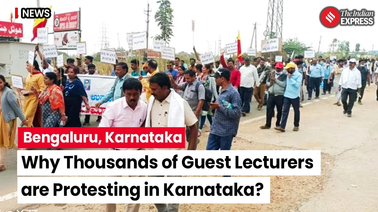 Karnataka Protest: Karnataka Guest Lecturers Intensify Protest Against Government