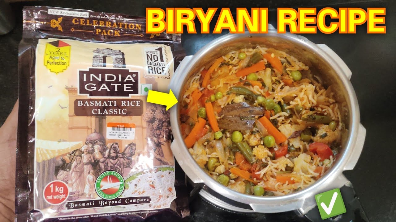 INDIA GATE BASMATI RICE | India Gate Basmati rice Biryani | How to make Biryani using India Gate