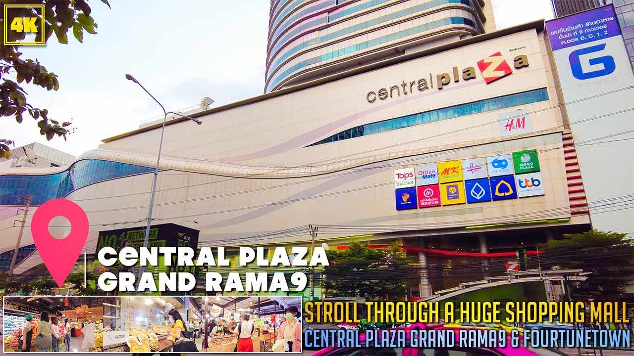 Walk a huge shopping mall!  Bangkok Central Plaza Grand Rama9 & Fourtune Town