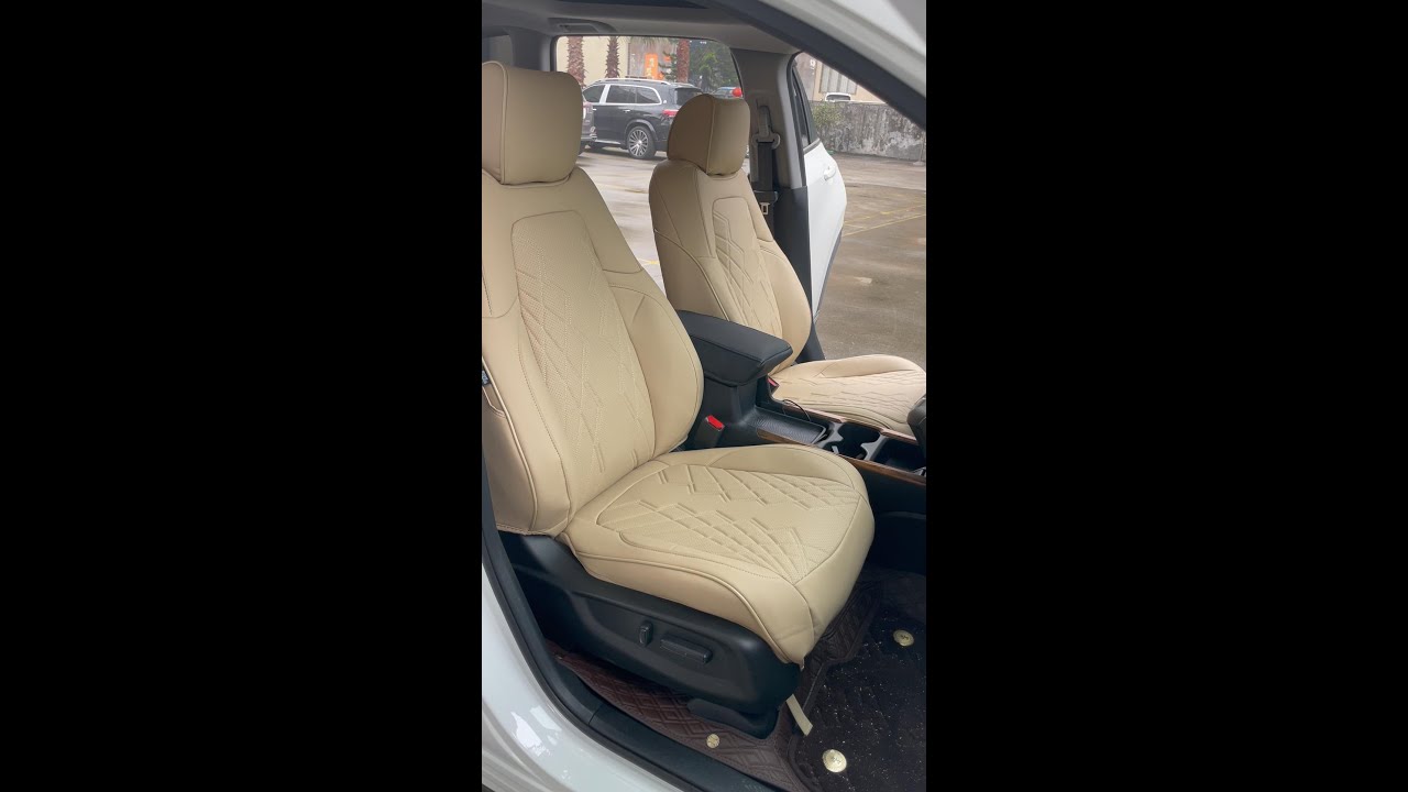 How do I install this CR-V Car Seat Covers? Like Beige Leather? #follow #usa #crv #freesoo #suv