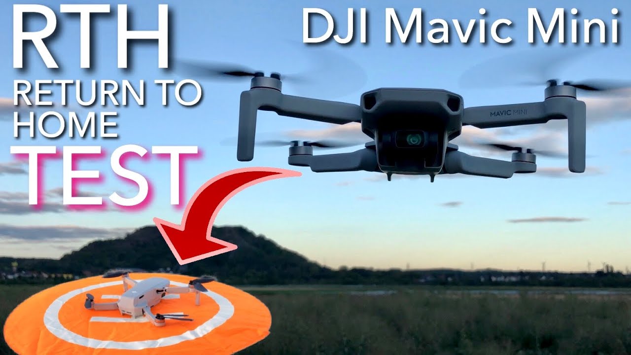 DJI Mavic Mini - Wie präzise funktioniert die RTH Return to Home Funktion ?? TEST bei etwas Wind !!