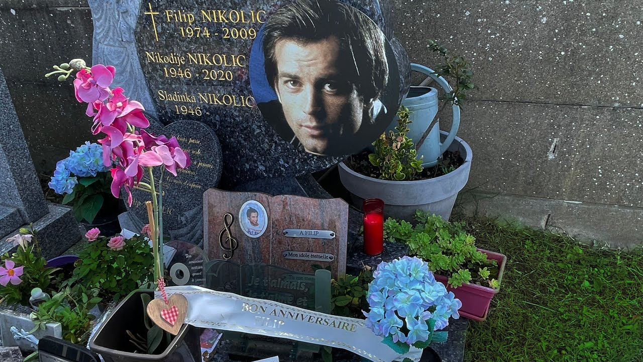 Tombe de Filip NIKOLIC des 2Be3 cimetière de Longjumeau