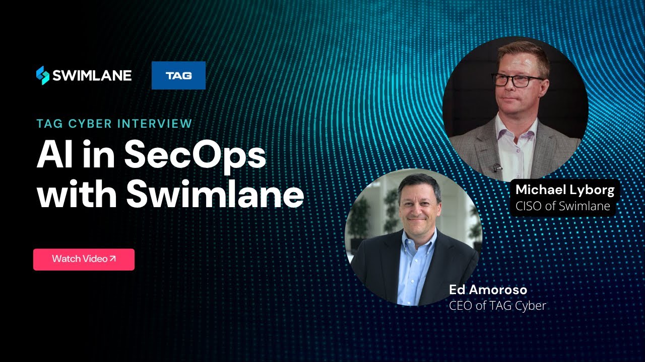 TAG Cyber Full Interview on AI in SecOps