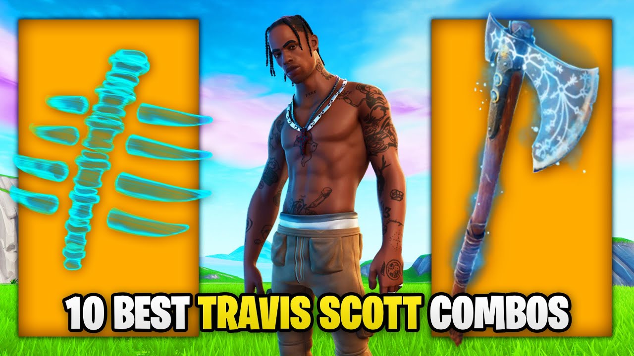 10 Best TRAVIS SCOTT Skin Combos in Fortnite! (Updated)