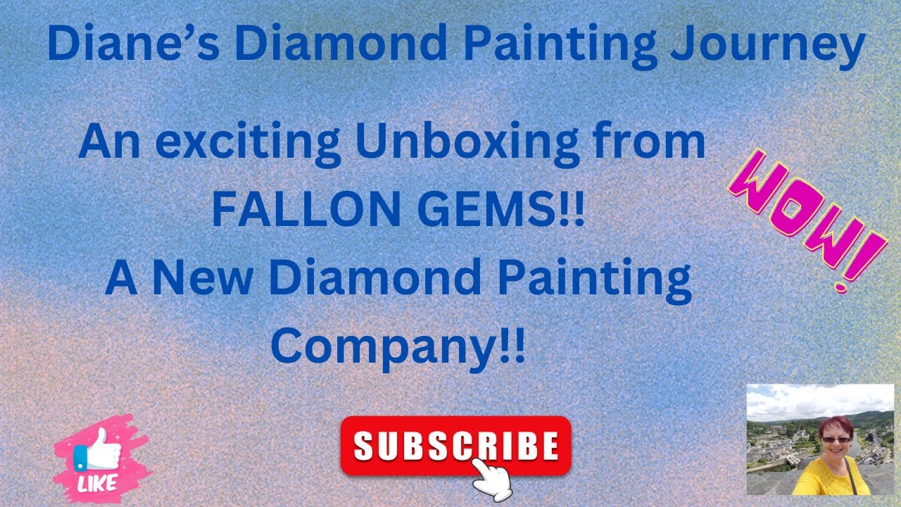 Exciting Unboxing from New Diamond Painting Shop - Fallon Gems - Licensed Art 💎