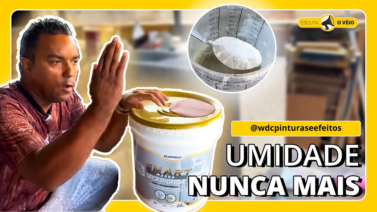 UMIDADE NUNCA MAIS! Massa Seca Parede | Dry Levis