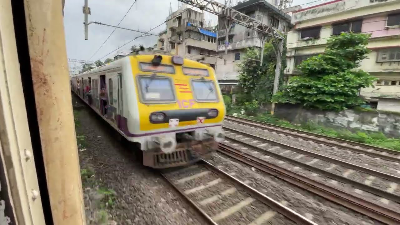 Dadar To Sion Station Full Adventure Outside | Seeing Train Sight Out of Window