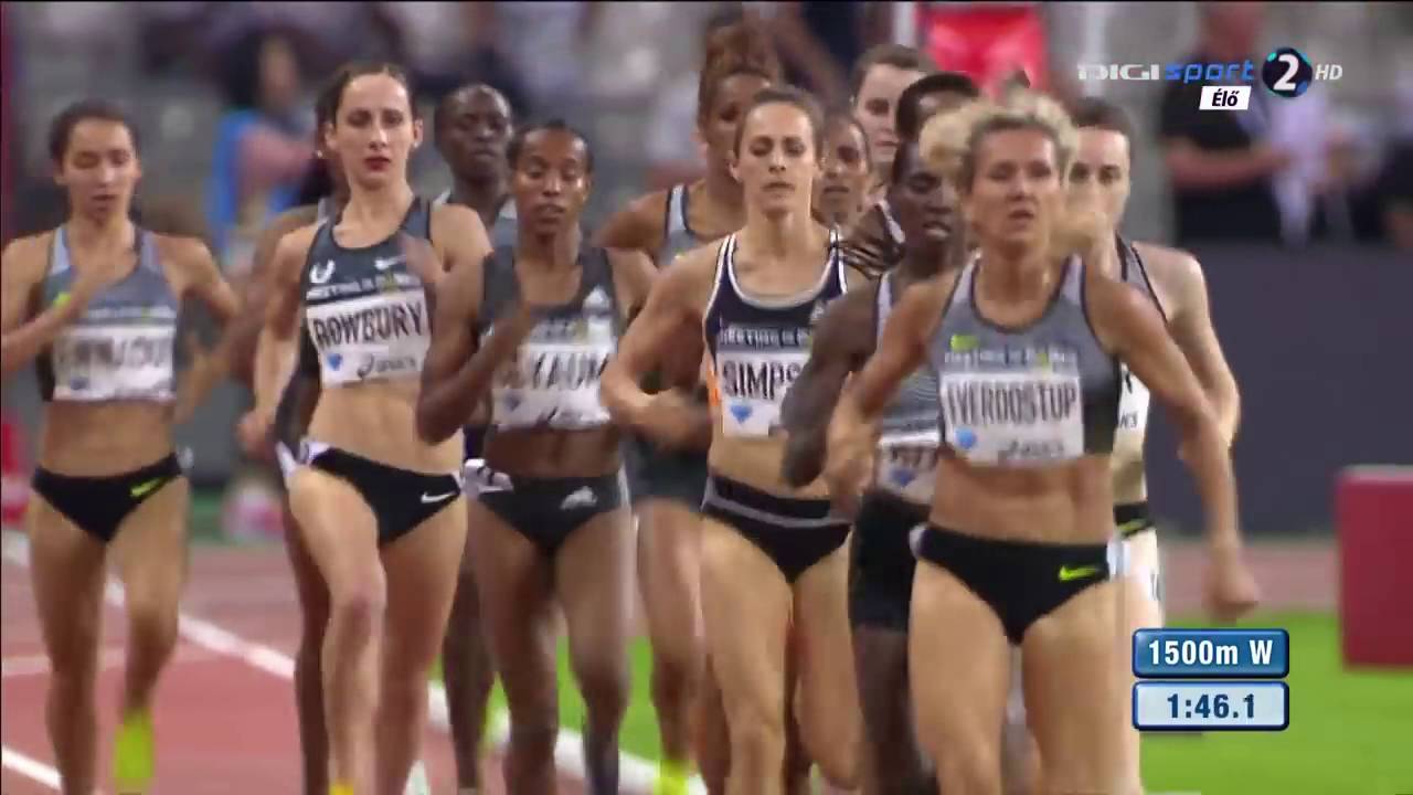13 Laura Muir wins 1500m WL Women's HD Diamond League Paris 2016