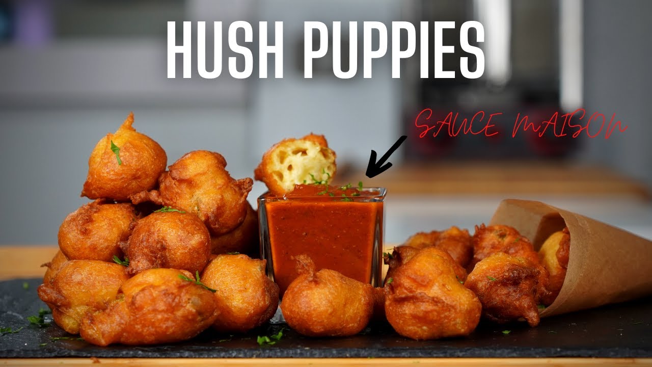 LES HUSH PUPPIES -- BEIGNETS SALÉS AUX OIGNONS -- UNE ALTERNATIVE AUX FRITES !???
