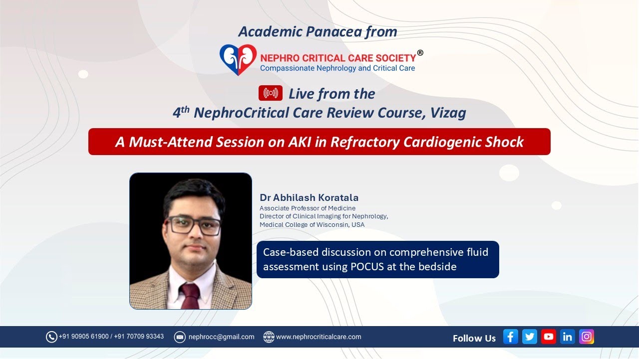 Comprehensive Fluid Assessment Using POCUS Dr Abhilash Koratal