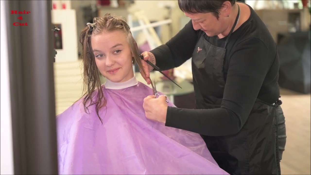 2023-47 Natalia preview - long hair cut to bob
