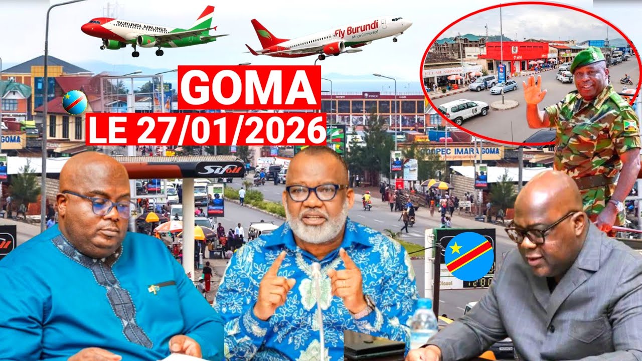 GOMA NONAHA LE 27/01/2026 UMWAKA URASHIZE FDNB/FARDC IGERAGEZA KWISUBIZ UMUJYI ARC DORE IBYO IGEZEHO