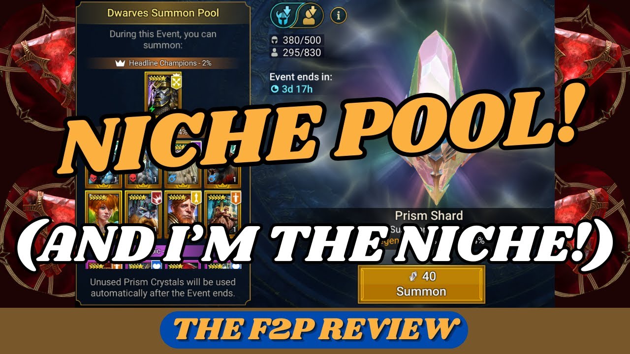 Dwarves Summon Pool & AMAZING Immortal Summon Session! | The F2P Review | RAID: Shadow Legends