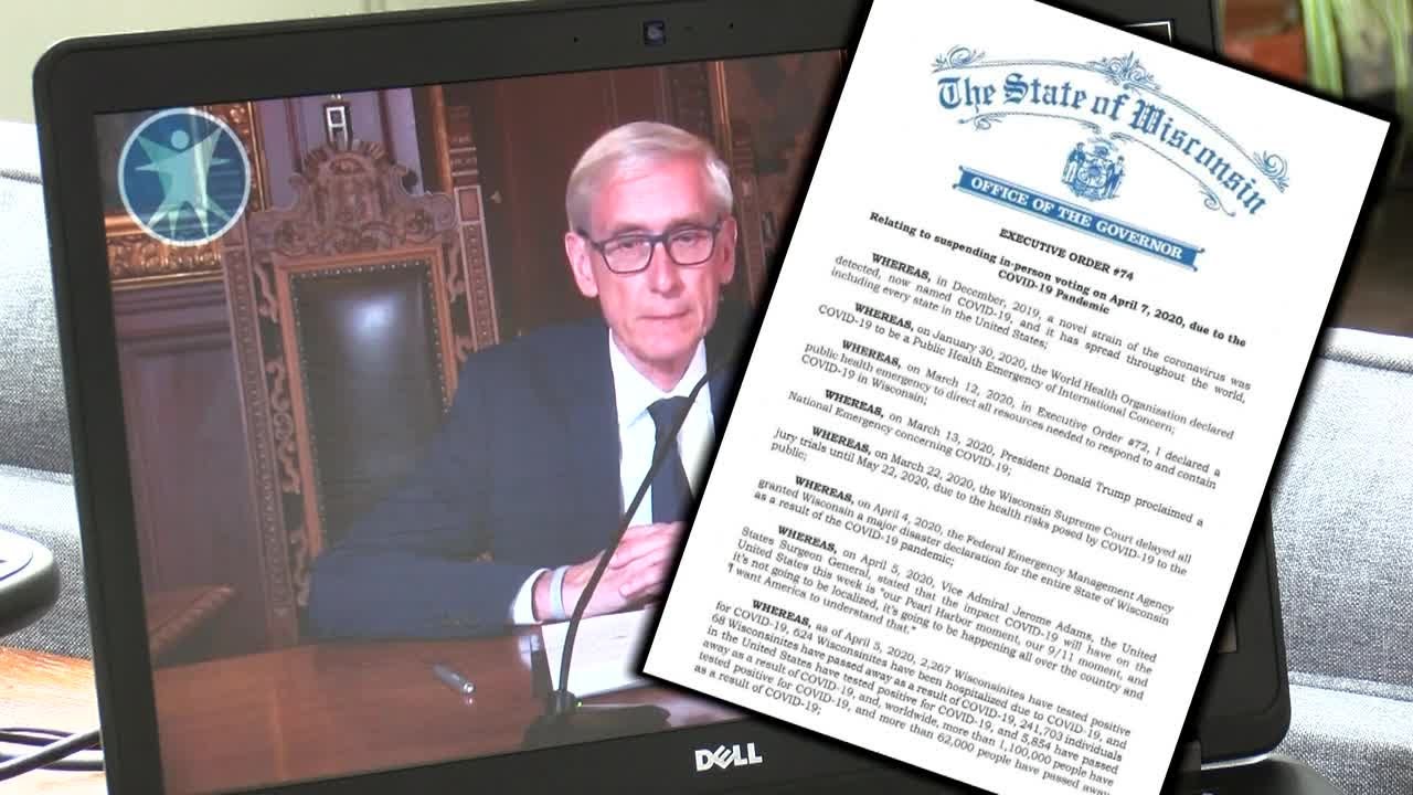 Top Wisconsin court blocks governor's move to delay election