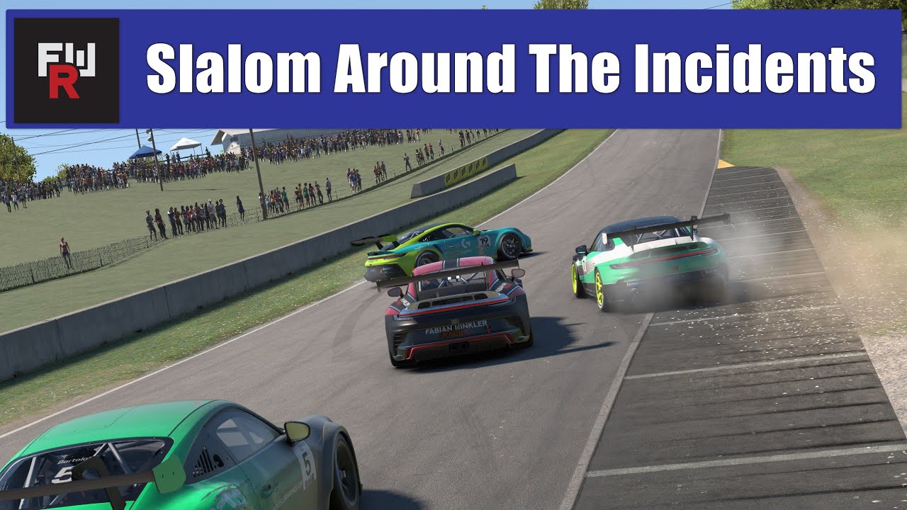 Slalom Around The Incidents | Fixed Porsche Cup Delta - Road America | Porsche 911 GT3 Cup (992)