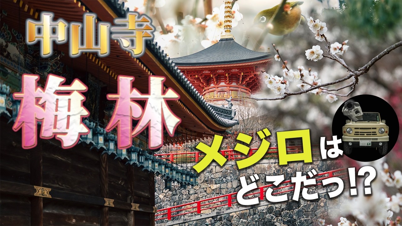 中山寺の素敵な梅林でウメジローを！