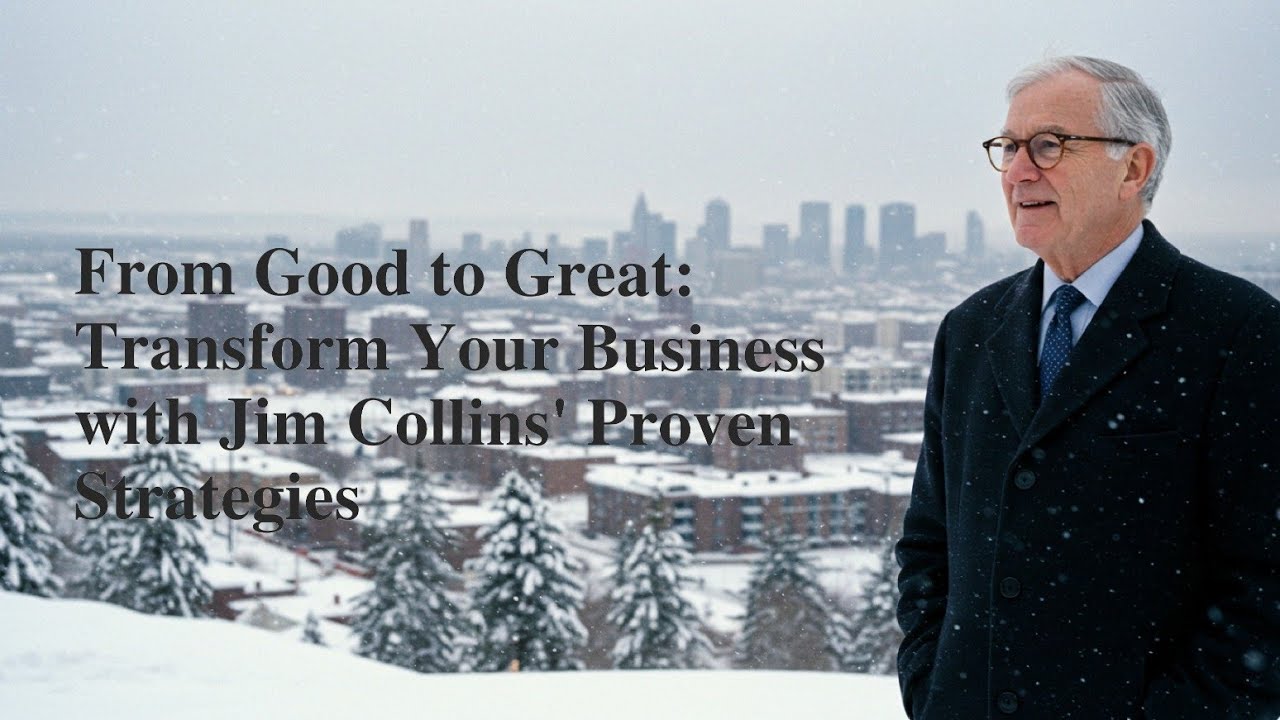 From Good to Great Transform Your Business with Jim Collins' Proven Strategies