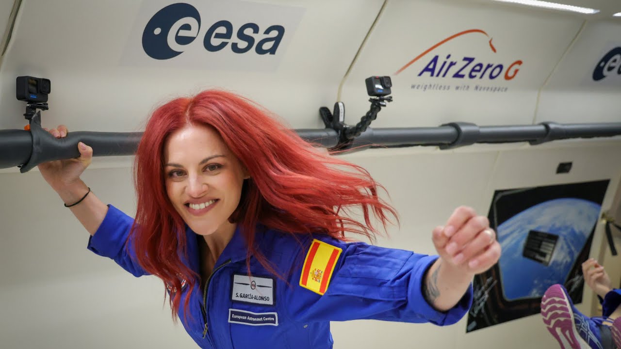 A bordo de un vuelo parab&oacute;lico con Sara Garc&iacute;a Alonso: la recreaci&oacute;n del estado de ingravidez