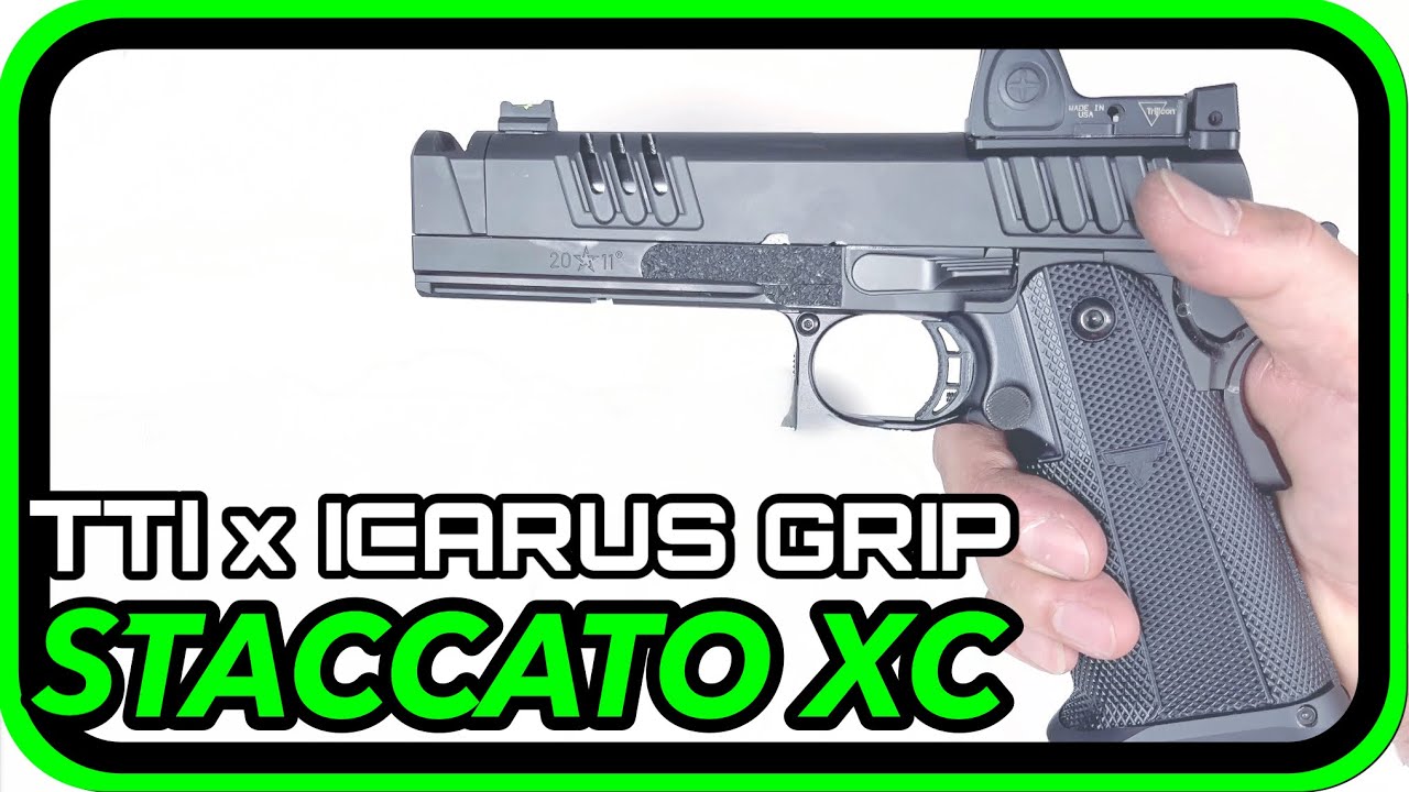 TTI Icarus Grip: Aluminum Grip for Staccato XC 【Gun90】