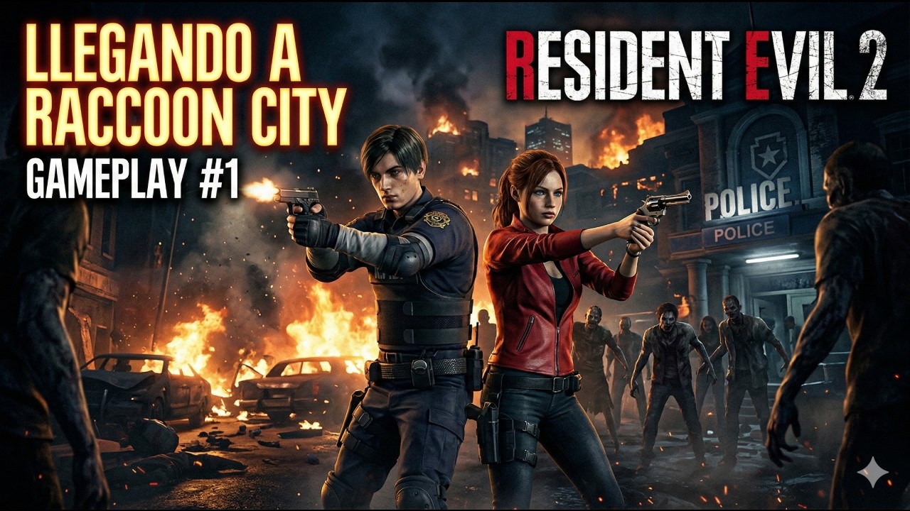 SOBREVIVIENDO AL CAOS 🧟‍♂️ | Resident Evil 2: Remake #1