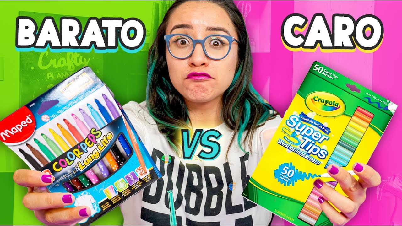 MATERIALES para APUNTES BONITOS - BARATO vs CARO, ¿Cuáles son los mejores? 🧐 ✄ Craftingeek