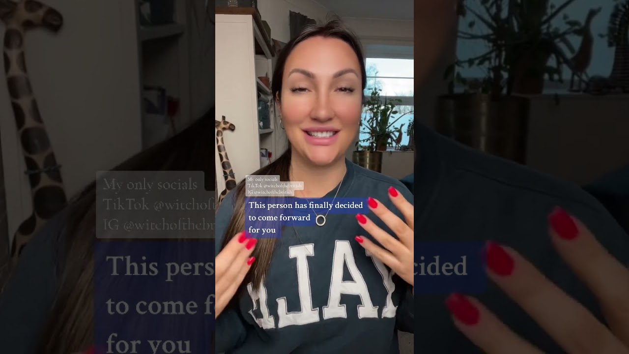 This person has finally decided to come forward for you