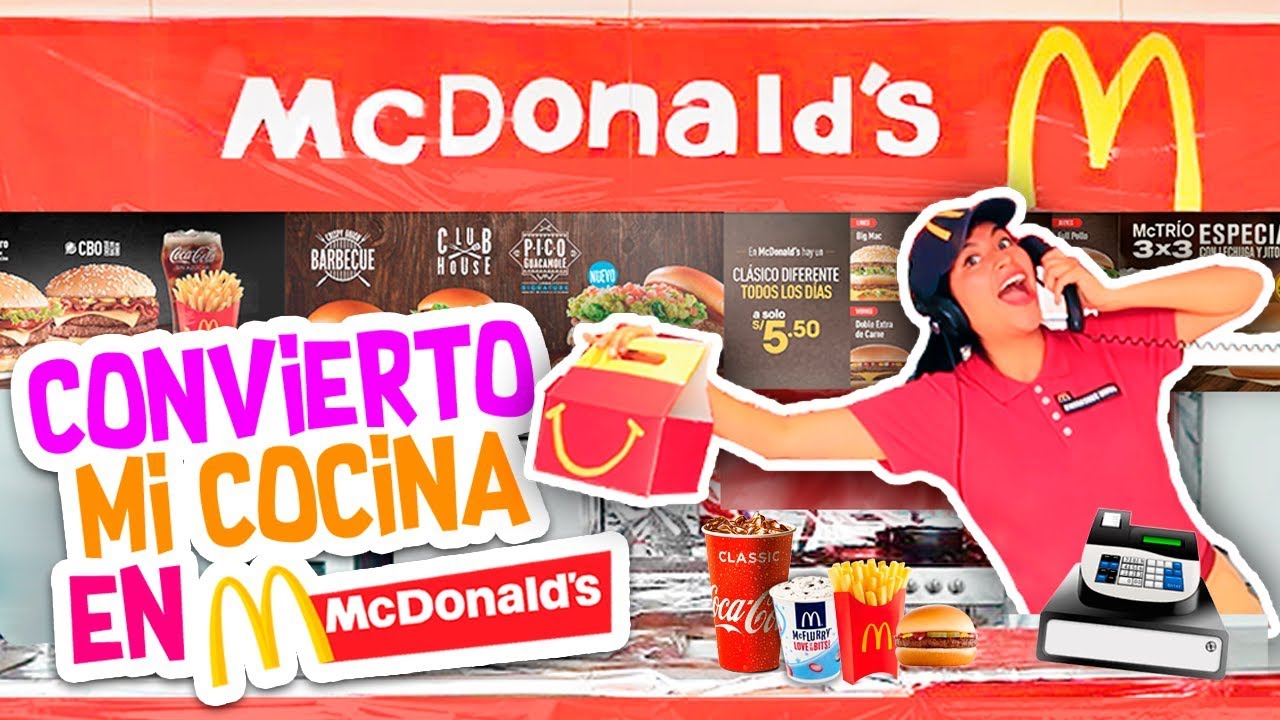 Convierto mi CASA en un McDONALDS 🍔🥤🍟 RETO EXTREMO 🏡 🔜Conny - Vloggeras Fantásticas