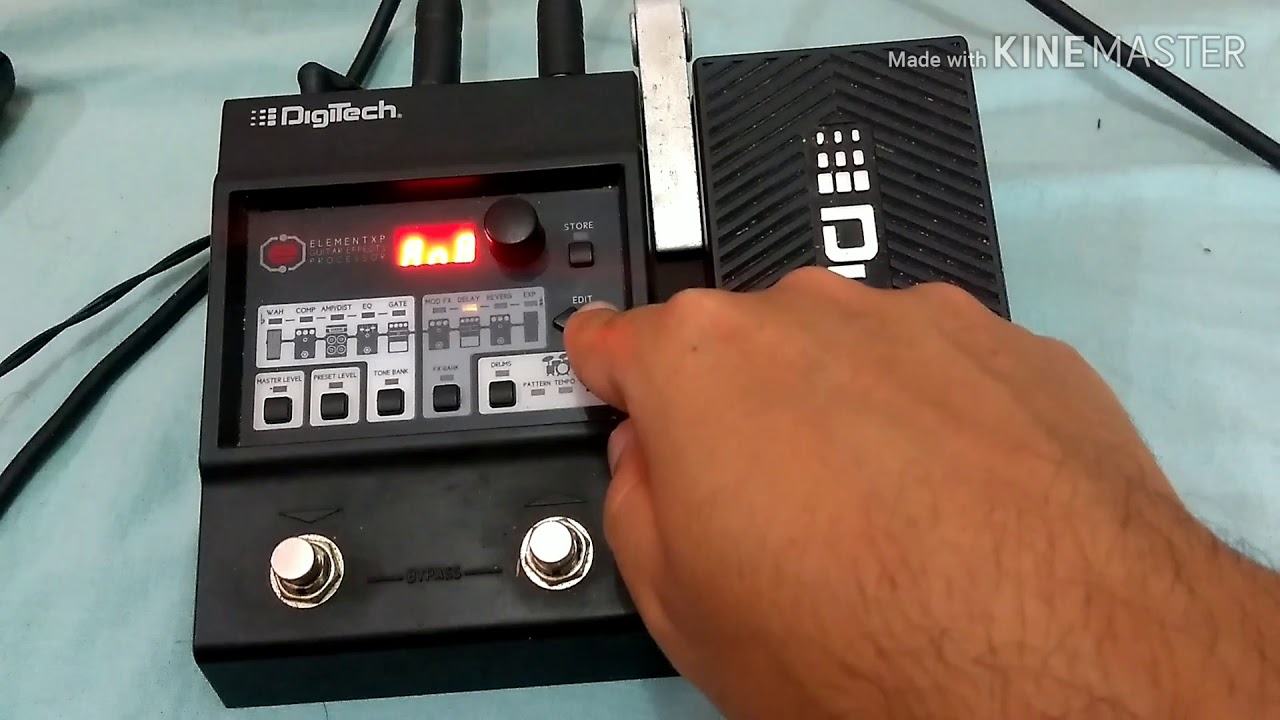 Digitech Element XP DRIVER BASE/SOLO - CONFIGURAÇÕES