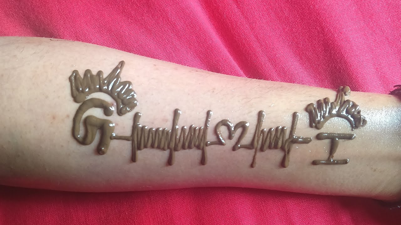 heart touching tattoo mehndi design 💗💗