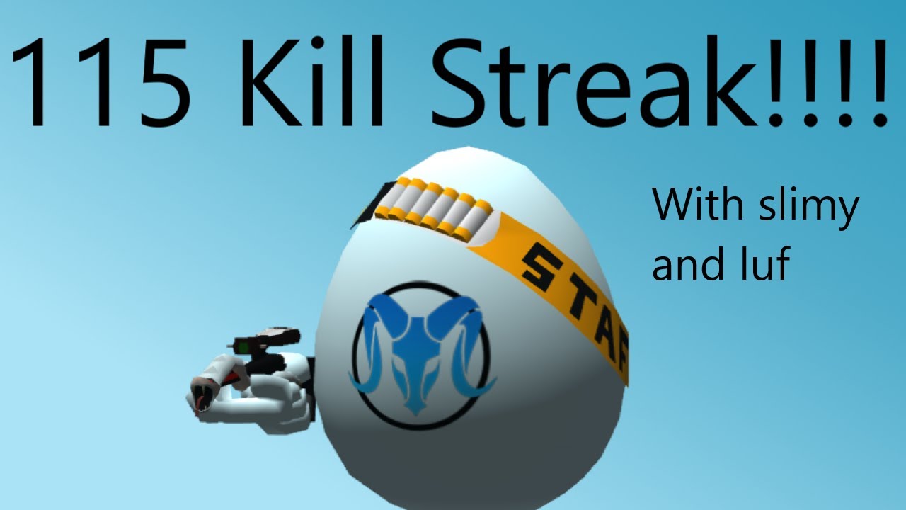 115 Kill Streak in Shell Shockers with Slimy and Lufalan!!!!!