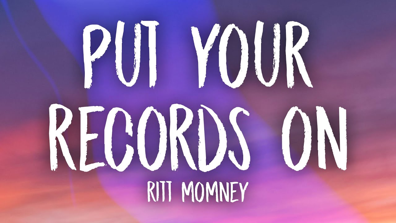 Ritt Momney - Put Your Records On (Lyrics) | girl put your records on tell me your favorite song