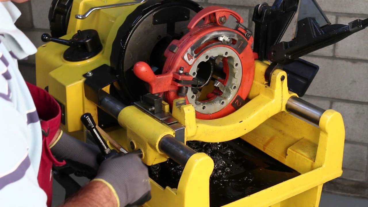 SDT 1224 Pipe Threading Machine fits RIDGID® 26092 - Steel Dragon Tools Full Instructional Video
