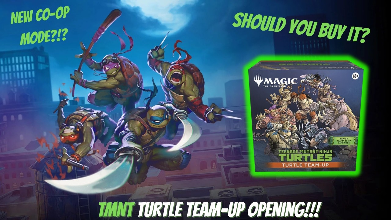 New co-op MTG?! TMNT TURTLE TEAM-UP Opening!!