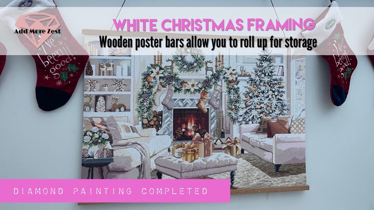 Framing White Christmas | Completed Diamond Painting