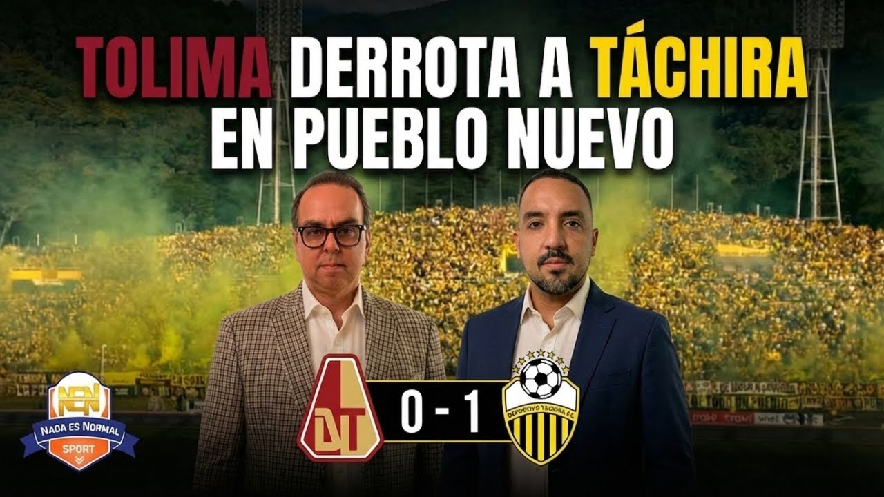 🚨 ¿LLAVE SENTENCIADA? Táchira 0-1 Tolima | ¿Hay vida para el Carrusel en Ibagué? 🇻🇪🇨🇴