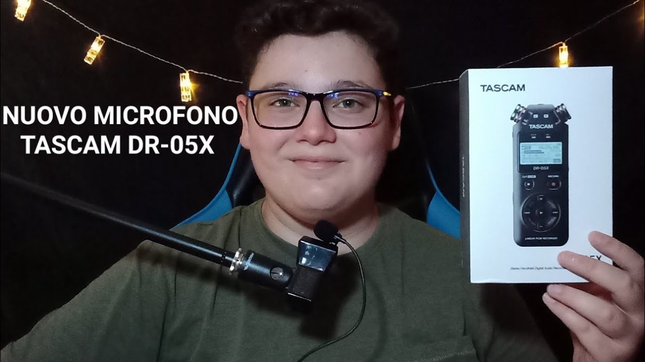 UMBOXING NUOVO MICROFONO TASCAM DR-05X 🥳 | ASMR ITA