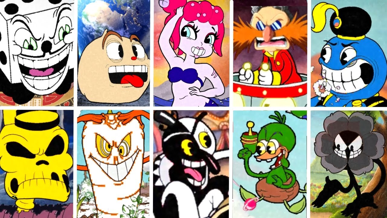 Cuphead - Top 10 Modded Bosses & Playable Characters Showcase