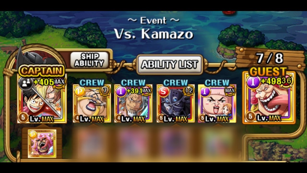 [OPTC] Luffy/Sanji & VSBig Mom VS. Arena Kamazo