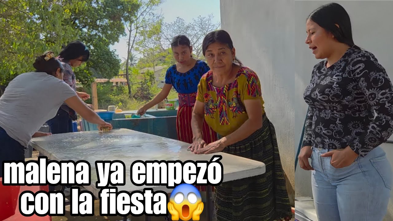 Malena está cumpliendo lo que prometió hara una gran fiesta porque aracely ya se fue?😱